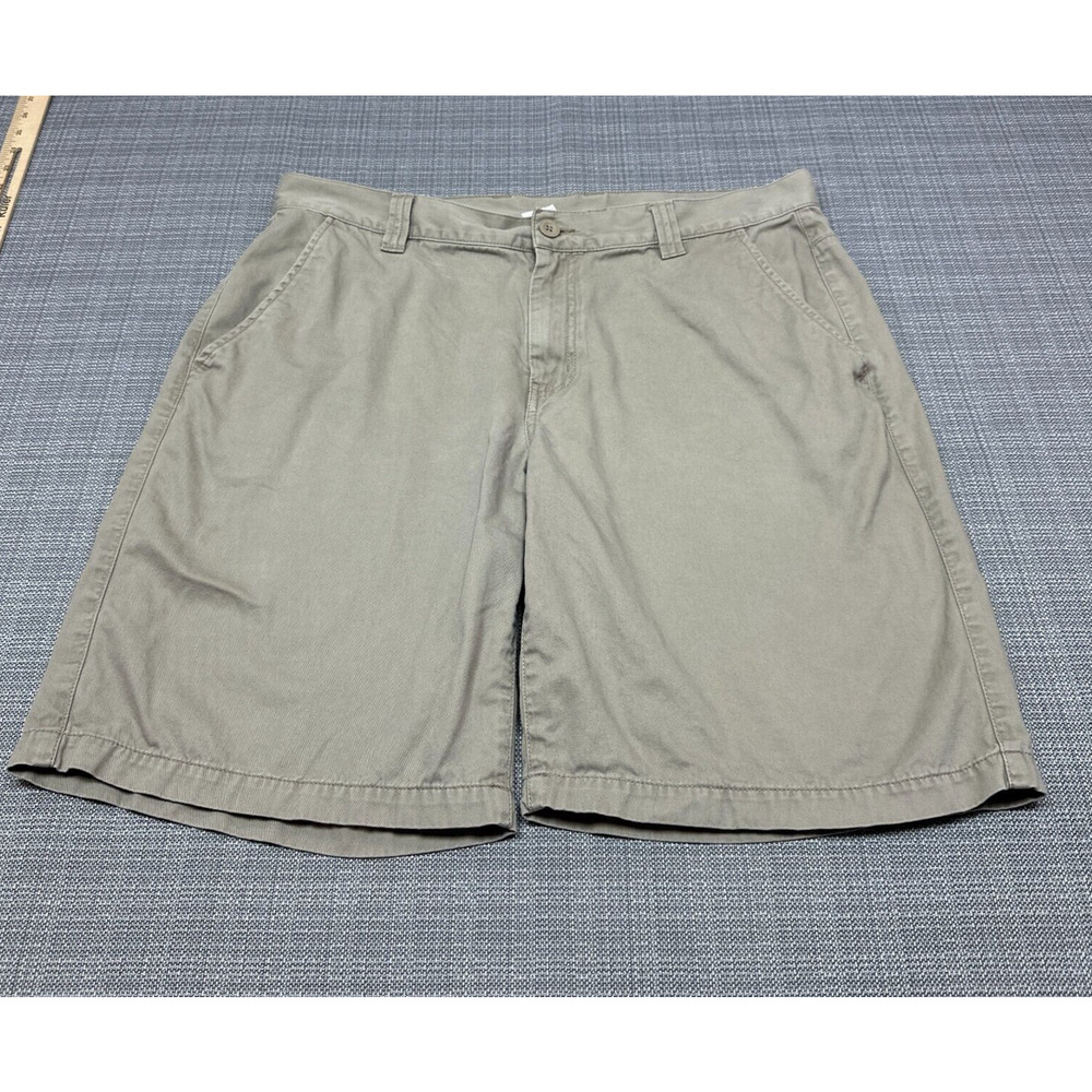 The North Face Shorts Mens 38 Khaki Outdoor Camping Hiking Casual